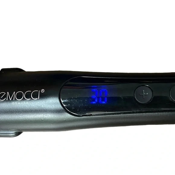 Emocci 3 Barrel Curling Iron Beach Waves Temperature Control LCD Display - Picture 8 of 10